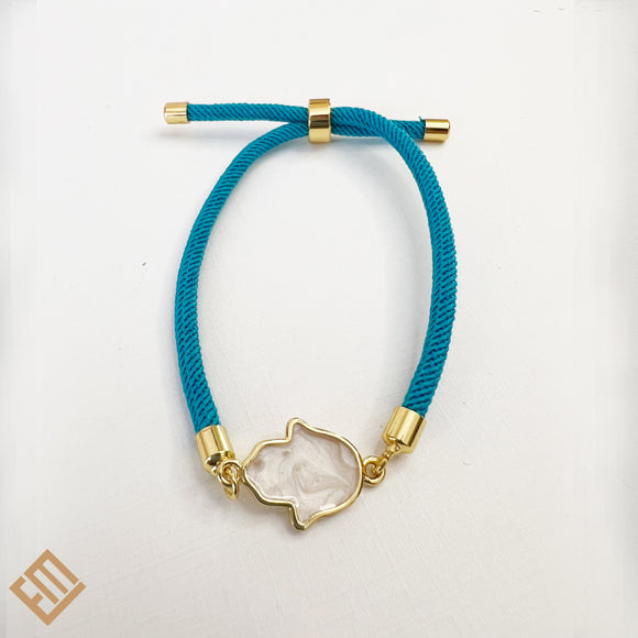 Mother of Pearl Hamsa Bracelet