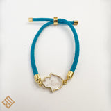 Mother of Pearl Hamsa Bracelet