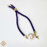 Pearl & Pendant Color Bracelet