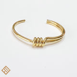 Elegant knot Cuff Bracelet