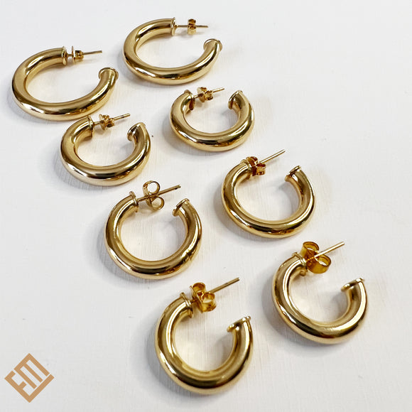 Gold Hoop Earrings