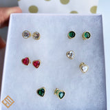 Crystal Stud Earrings