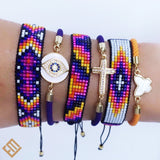 Miyuki Purple Colors Bracelet