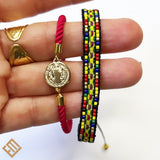 Miyuki Colorful Threads Bracelet