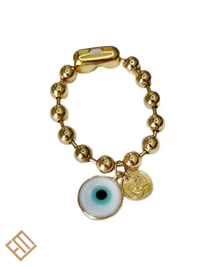 Evil Eye Beads Bracelet