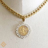 Saint Benedict Pendant Cuban Necklace