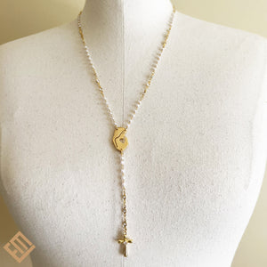Virgin Mary Rosary Pearl