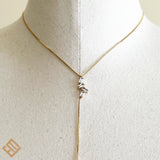 Crystal Lariat Necklace