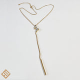 Crystal Lariat Necklace