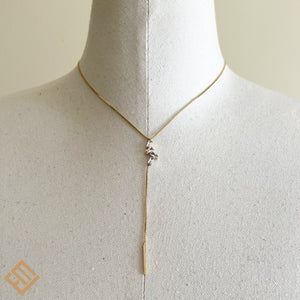 Crystal Lariat Necklace