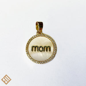 Nacar Mom Gold Pendant