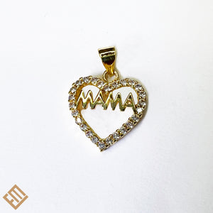 Heart Mama Gold Pendant