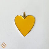 Medium Heart Enamel Pendants