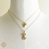 Cat & Heart Pendant Necklace