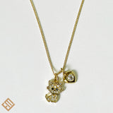 Cat & Heart Pendant Necklace