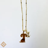 Pet & Bone Gold Chain