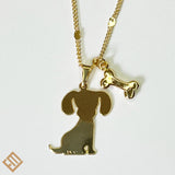 Pet & Bone Gold Chain