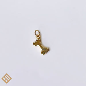 Small Bone Gold Pendant