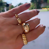 Gold Dome Ring