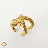 Gold Plated Starfish Ring