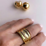 Multicolor Crystal Ring