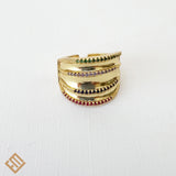 Multicolor Crystal Ring