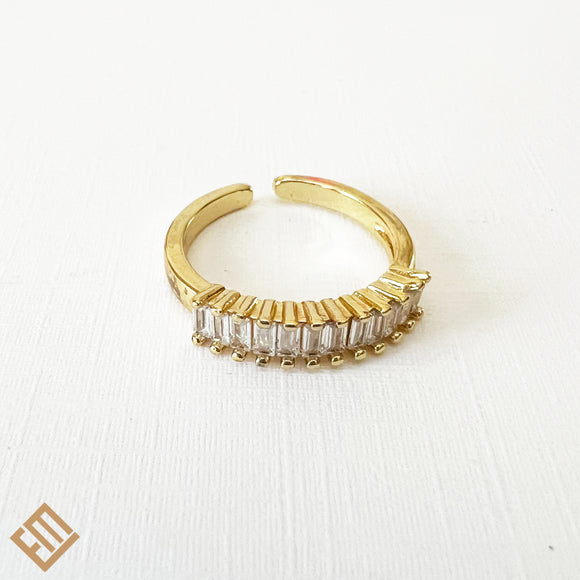 Baguette Classic Clear  Ring