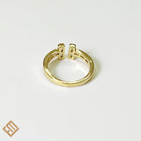 T Cubic Zirconia Ring