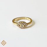 Evil Eye Zirconia Ring