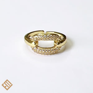 Oval Zirconia Ring