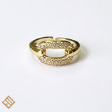 Oval Zirconia Ring