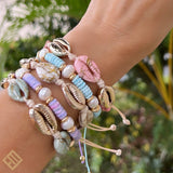 Summer Bracelet with Color Shells