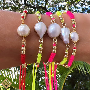 Summer Baroque Pearl Bracelet